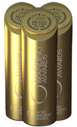 World Branding Awards trophies